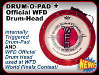 Drum-O-Pad AND Official WFD Logo Drum-head
