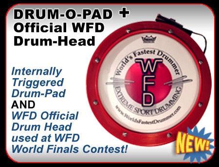 Drum-O-Pad AND Official WFD Logo Drum-head