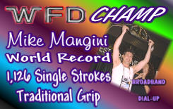 Traditional Grip Record Single Strokes